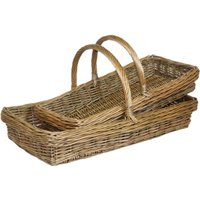 Kew Garden Trug Basket - Brown / 66cm / 2