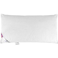 Homescapes White Duck Feather and Down King Size Pillow White 48cm x 91cm (19" x 36")