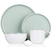 Oslo 16 Piece Dinnerware Set - Mint Green