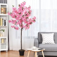 Artificial Cherry Blossom Tree in Pot - Pink