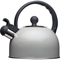 Living Nostalgia French Grey Traditional 1.4 Litre Whistling Kettle - Grey