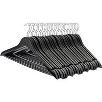 Wooden Coat Hangers - Black / 30