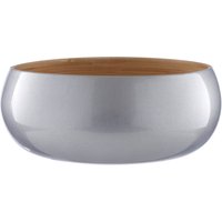 Kyoto Small Silver Bamboo Bowl - Silver