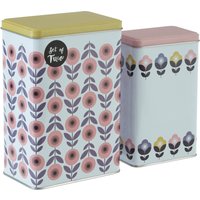 Paice Set of 2 Storage Canisters - Multicolour