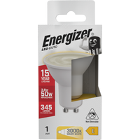 Energizer LED GU10 345lm 3000K Light Bulb - Warm White