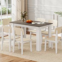 Farmhouse Modern Dinette Table - White
