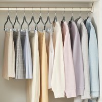 Velvet Trouser Hangers with Clips - Grey / 0.6cm / ABS(ABS) / 1.8kg