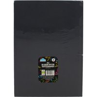 Pack of 5 A4 Hardcover Notebooks - Black