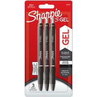 Sharpie, Pack of Three Black Sharpie Gel Pens Sharpie, Pack of Three Black Sharpie Gel Pens