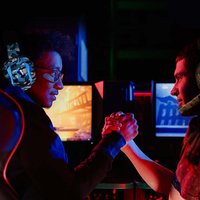 Vybe Camo Design Gaming Headset with AUX-in Support - Dessert Brown