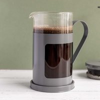 La Cafetiere Monaco Glass Stainless Steel Cafetiere - Grey / 6cm