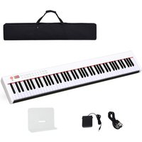 88-Key Digital Piano Electronic Keyboard - White