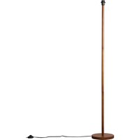 Modern Dark Wood Floor Lamp Base - Wood