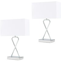 Kuros Table Lamps - Set of 2 - Silver