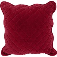 Premium Cotton Velvet Luxury Cushion - Red
