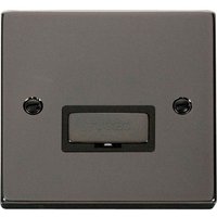 Black Nickel 13A Fused Ingot Connection Unit - Black Nickel