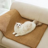 Non-Slip Pseuo-Sisal Cat Scratching Pad - Brown / 24cm