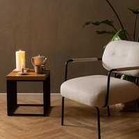 Strington Side Table - Black and Oak
