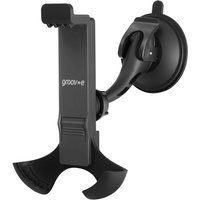 Smartphone and Tablet Window Mount Universal Cradle - Black