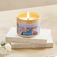 Soy Wax Scented Candle in Metal Jar - Colourful / Black Cedar Juniper
