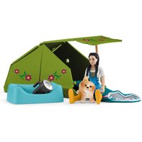 SCHLEICH Horse Club 42745 Camping Adventure with Kim Toy Playset - Multi-colour