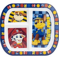 Paw Patrol rectangle plate 3 compartment - Multicolour