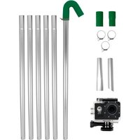Gutter Camera and Vacuum Pole Kit - Silver