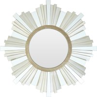 Shayla Grey Wall Mirror - Silver