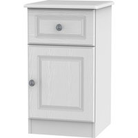Pembury Ready Assembled Cupboard Bedside - White