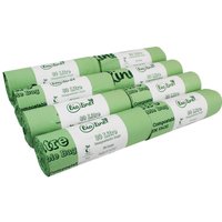 BioLiner 80 Litre Compostable Bags for Swing Bins & Dustbins - Green / 8