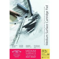 Winsor and Newton Medium Surface Gummed Cartridge Pads - A4 / 220 gsm