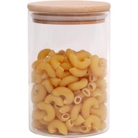 0.7L Glass Storage Jar with Bamboo Lid