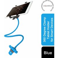 360 Degree Clamp Tablet Holder for Smart Devices - Blue