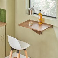 SoBuy Folding Wall-mounted Drop-leaf Table Kitchen Dining Table - Neutral