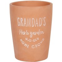 Grandads Garden Terracotta Plant Pot - Brown