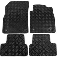 Vauxhall Astra J Mk6 2010 - 2015 Tailored Rubber Car Mats 4pcs Set - Black