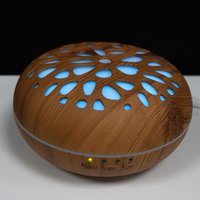 Oslo Atomiser Pebble USB Colour Change LED Light Diffuser Ultrasonic - Brown