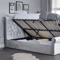 Birlea Sienna Ottoman Bed - Grey / King