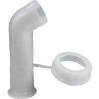 IBC S60x6 (2 inch) Female Short Spout - White