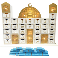 Ramadan Mosque Calendar and Chocolates Cream - Blue