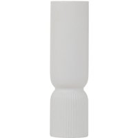 Bloom White Floral Design Vase - Dolomite 100%