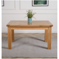 Richmond 140-220cm Oak Extending Dining Table + 8 Montana Fabric Chairs - Beige