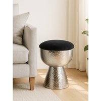 Jaipur Stool - Silver
