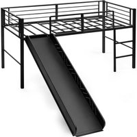 Loft Bed Single Size Low Loft Bed - Black