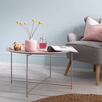 Bjarni Metal Coffee Table - Pink