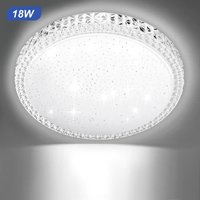 Round LED Ceiling Light Panel Down Lights - white