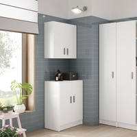 VITA Wall-Hung Kitchen 2 Door Modular Storage Unit - White