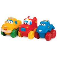 Soft Baby Toys Cartoon Mini Cars for Toddlers - Multicolour
