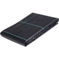 Garden Weed Control Fabric Sheet - Black / 2m x 10m