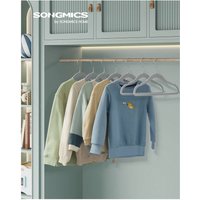 SONGMICS Velvet Baby Hangers with 360 Swivel Hooks - Grey / 1.4kg